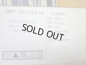 画像5: フランス　インポート生地サンプル MATELAS　ストライプ　６色