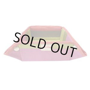 画像: 【30％OFF】アルティガ ファブリックバスケット ピンク x グリーン